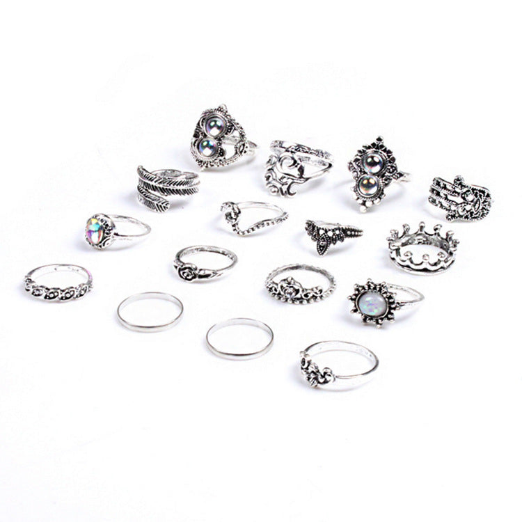 Multi Design Ring Set