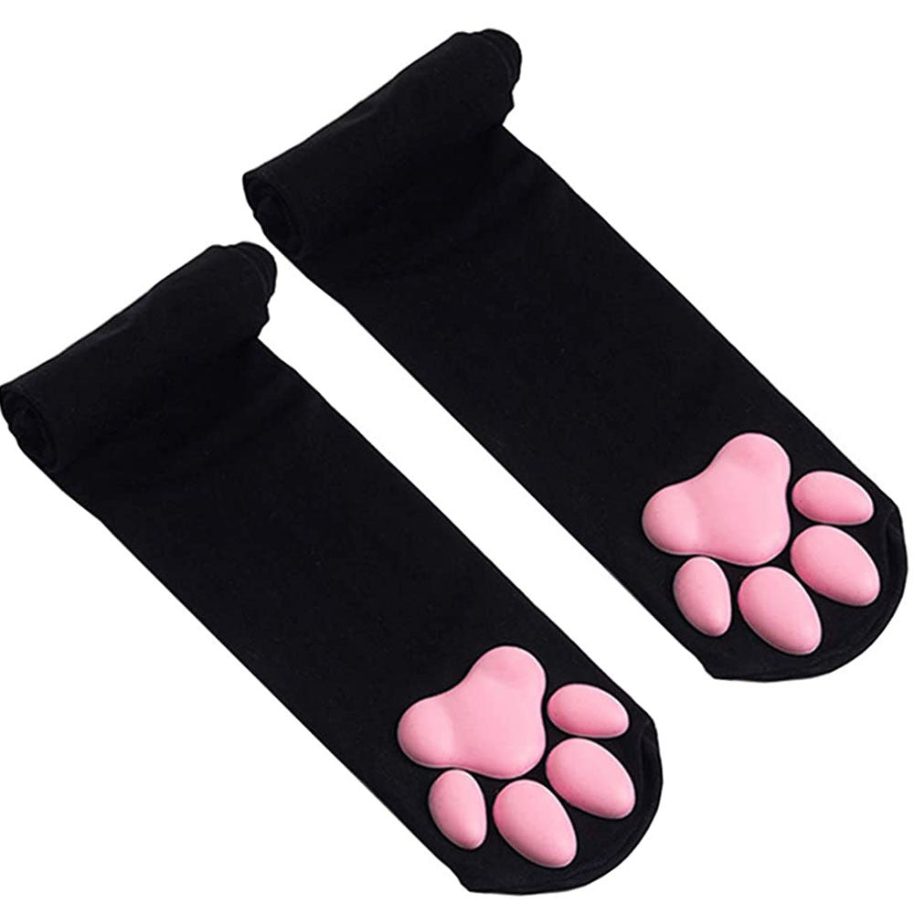 Long Tube Cat Paw Socks