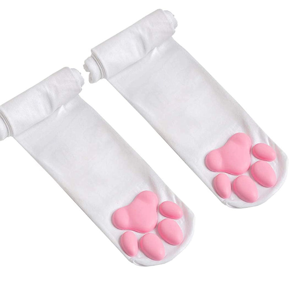 Long Tube Cat Paw Socks