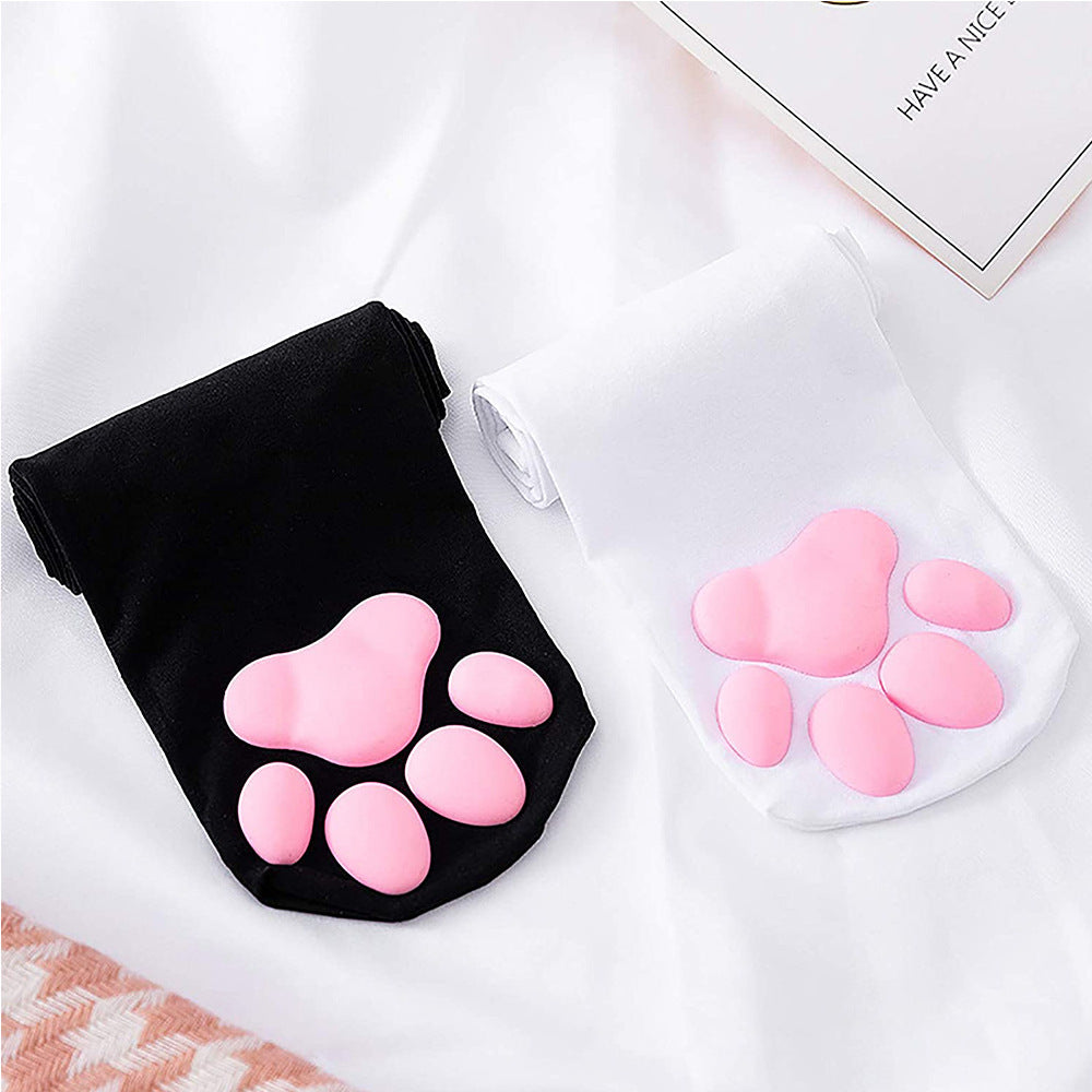 Long Tube Cat Paw Socks