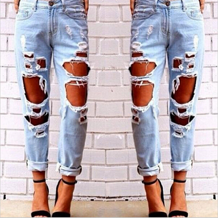 Vintage ripped jeans