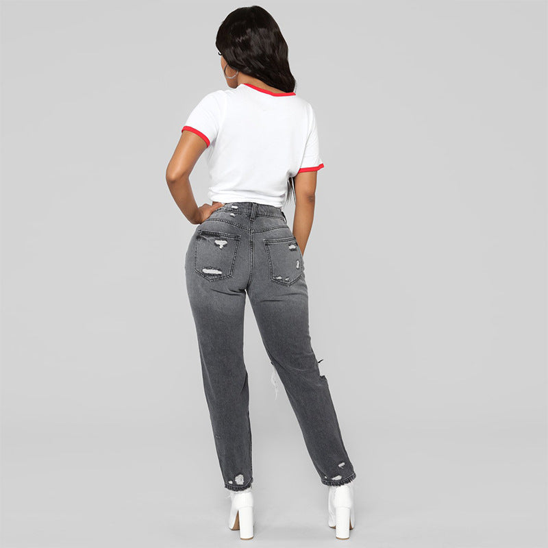 Women's Ripped Fashion Jeans