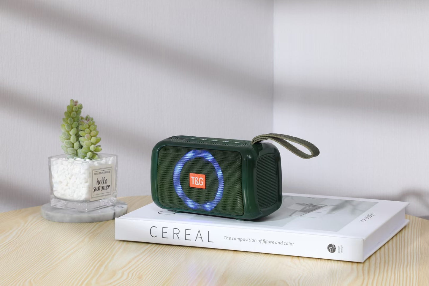 Portable Bluetooth Speaker with colorful light