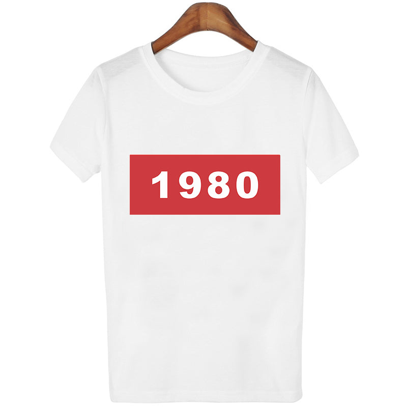 1980 casual Woman's graphic tee
