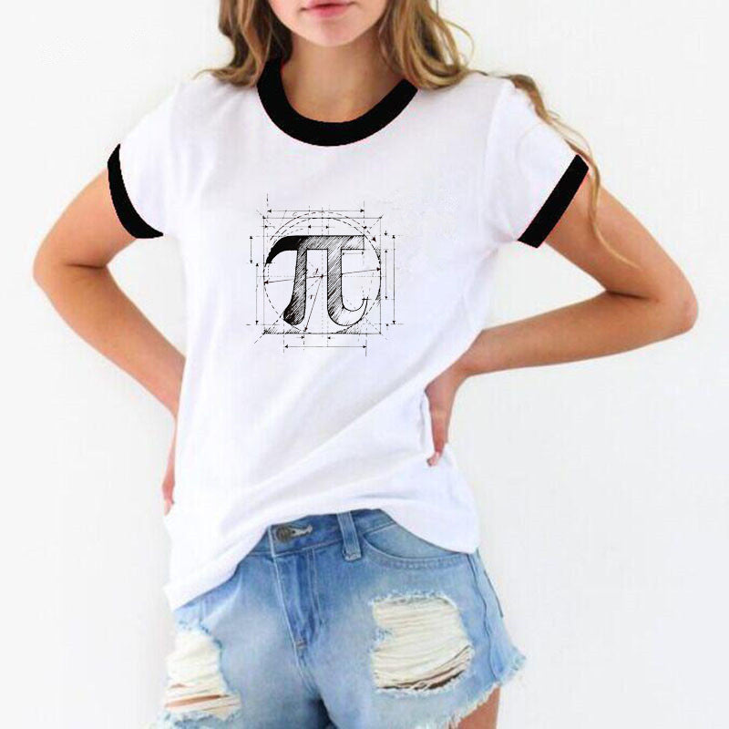 Short sleeved Pi graphic tee