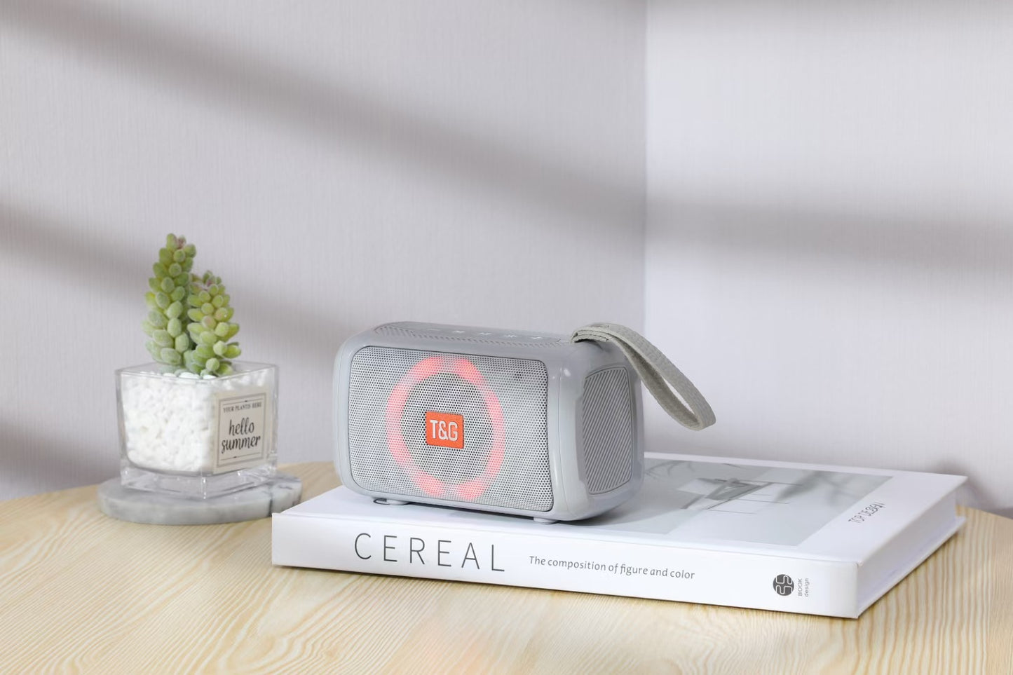 Portable Bluetooth Speaker with colorful light