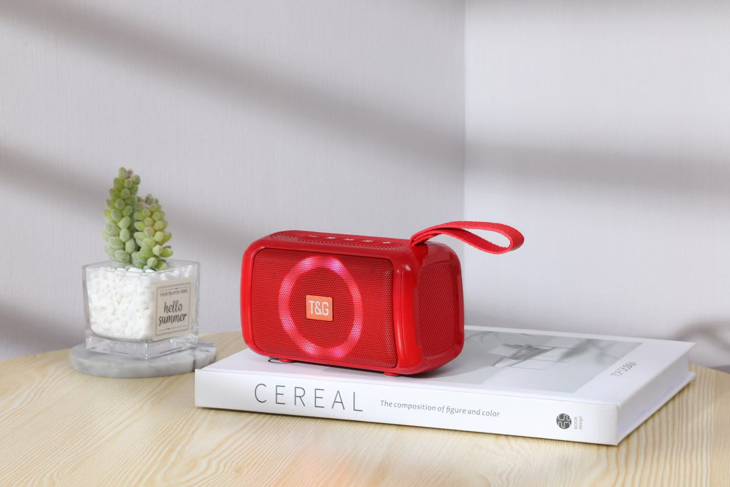 Portable Bluetooth Speaker with colorful light