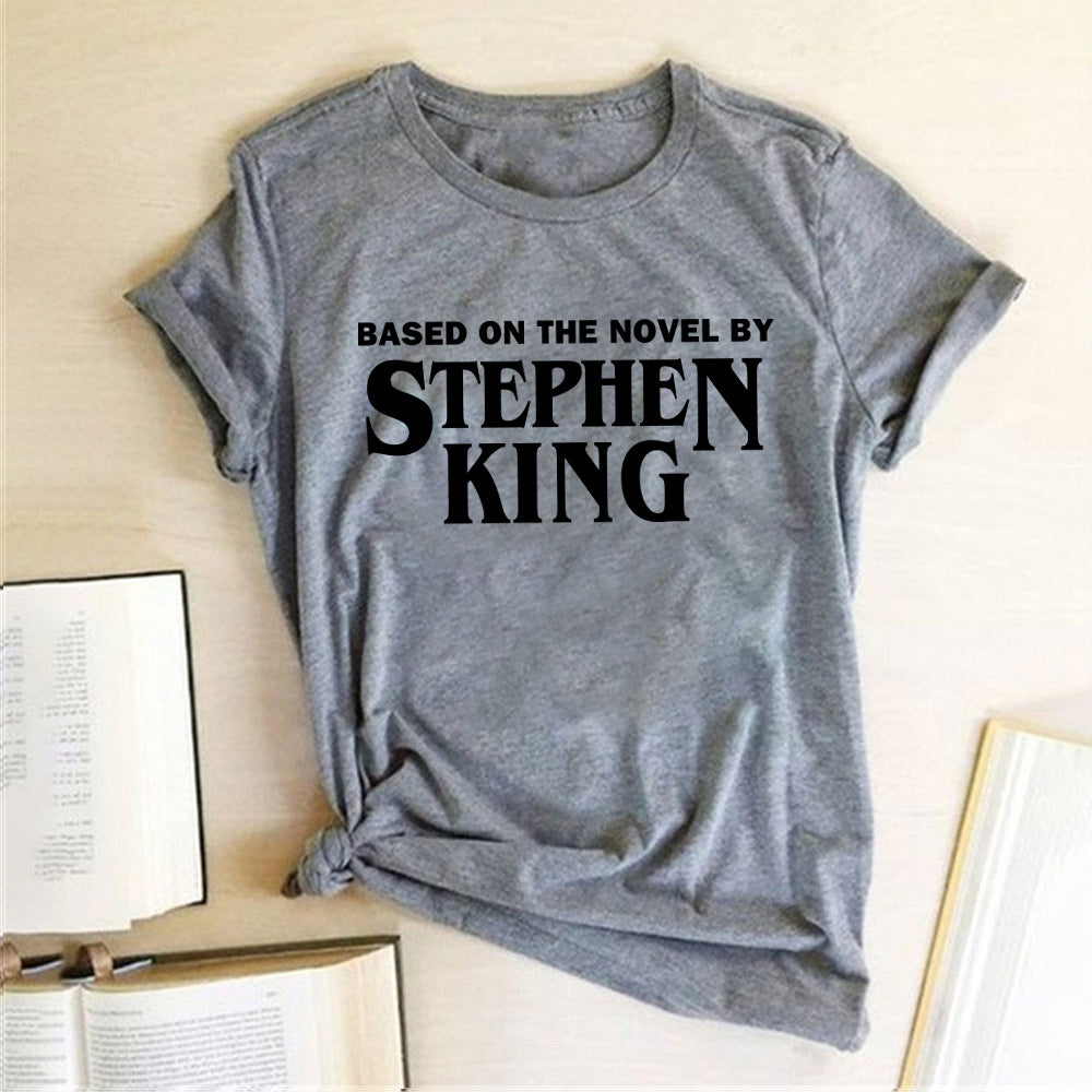 Women's Short Sleeved Stephen King T Shirt