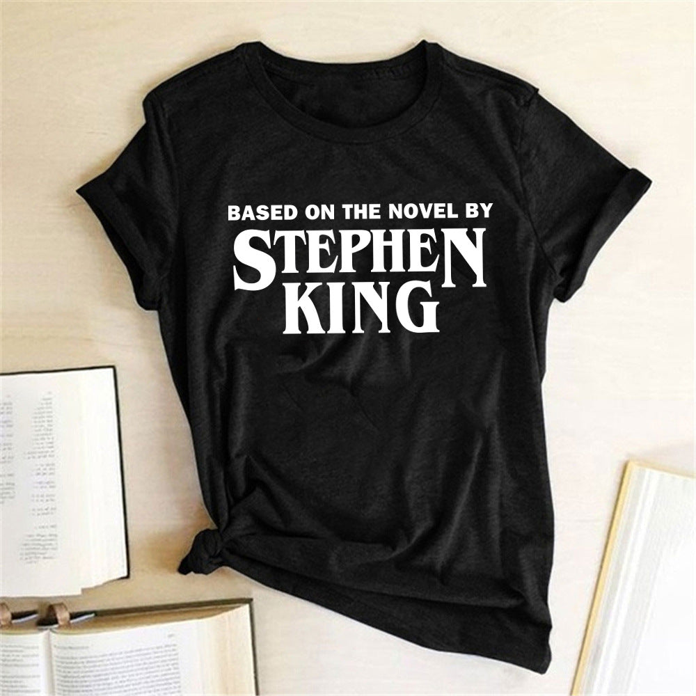 Women's Short Sleeved Stephen King T Shirt