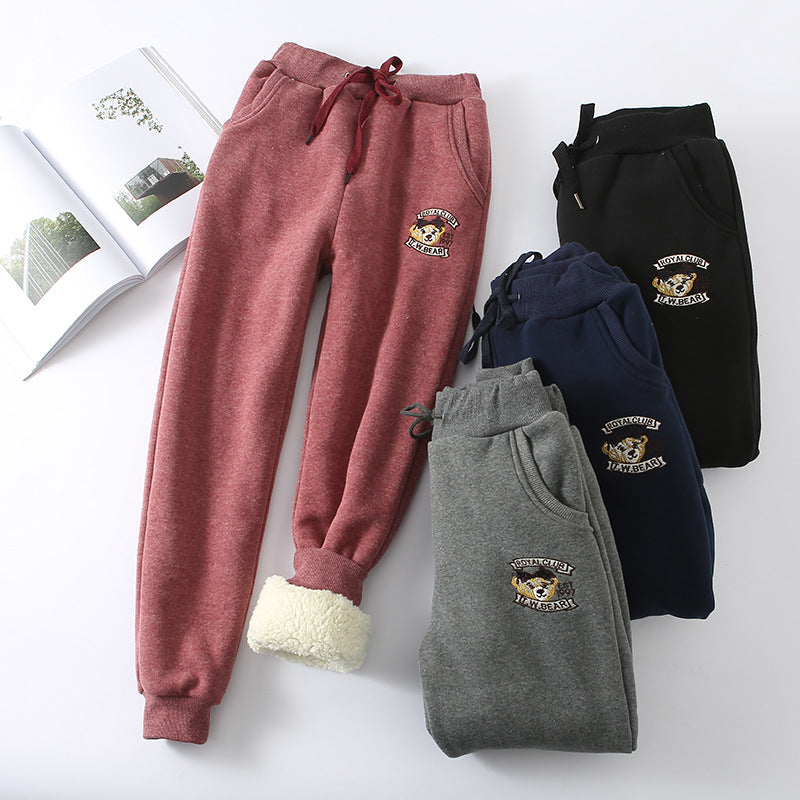 Ladies Velvet sweatpants