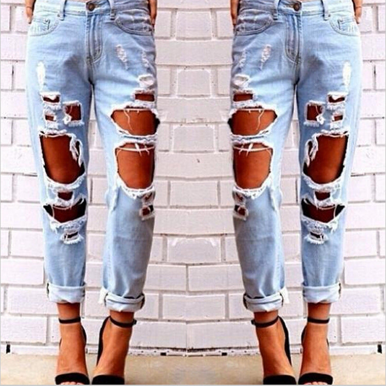 Vintage ripped jeans