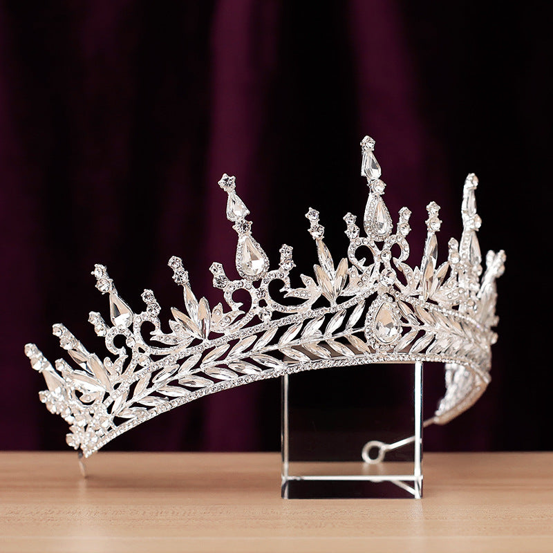 Luxury Diamond Crown Headdress