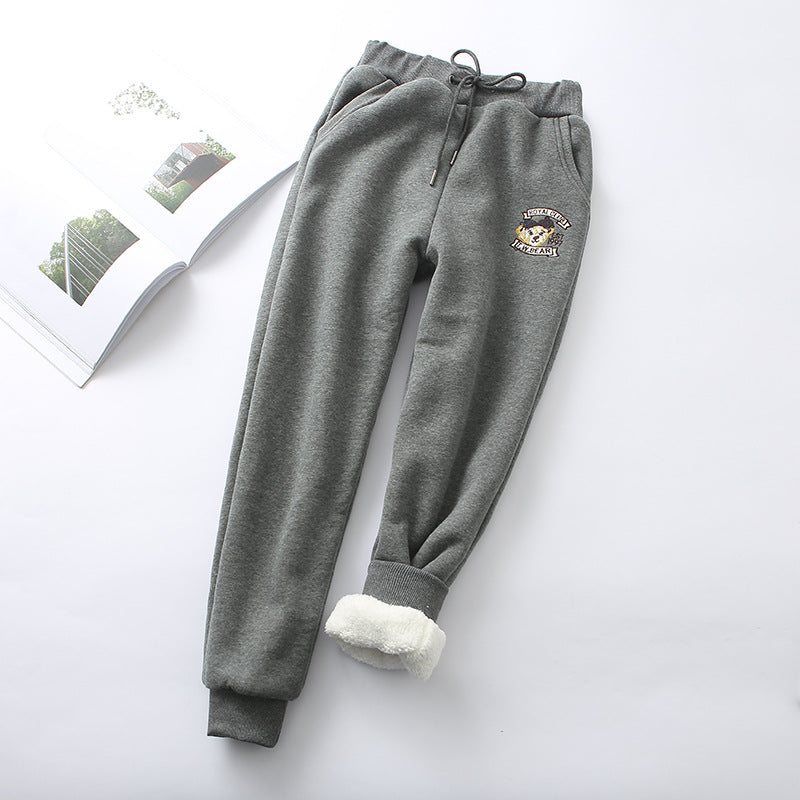 Ladies Velvet sweatpants