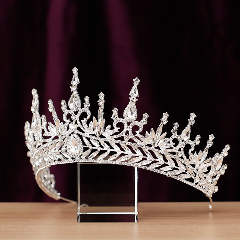 Luxury Diamond Crown Headdress