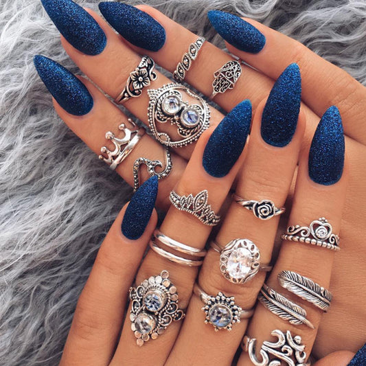 Multi Design Ring Set