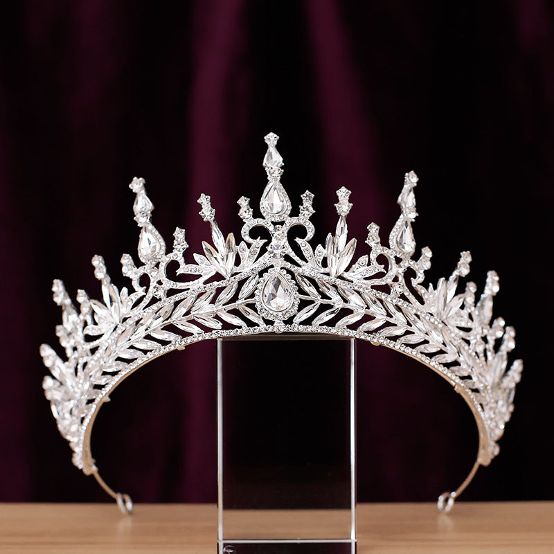 Luxury Diamond Crown Headdress