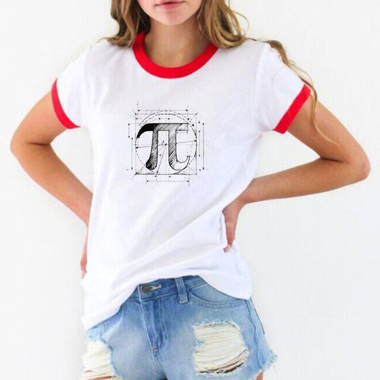 Short sleeved Pi graphic tee